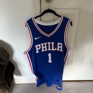 Nike Blue PHILA Jersey with Number 1